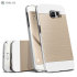 Obliq Slim Meta Samsung Galaxy S6 Case - White Champagne Gold 1