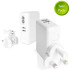 Universal 2.1A Dual USB Mains Charger - Twin Pack 1
