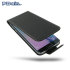  PDair Deluxe Leren Samsung Galaxy S6 Edge Flip Case - Zwart  1
