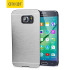 Funda Samsung Galaxy S6 Edge Olixar con placa de aluminio - Plata 1