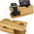 Base de carga de bamboo para el iPhone y el Apple Watch 1