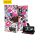 Olixar Floral Fabric Samsung Galaxy S6 Wallet Case - Pink 1