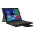 Leather-Style Microsoft Surface 3 Stand Case - Black 1