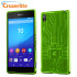 Cruzerlite Bugdroid Circuit Sony Xperia Z3+ Gel Case - Green 1