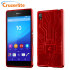 Cruzerlite Bugdroid Circuit Sony Xperia Z3+ Gel Case - Red 1