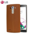 LG G4 Lederabdeckung Back Cover in Braun 1
