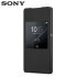 Official Sony Xperia Z3+ Style Cover with Smart Window SR30 - Black 1