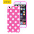 Polka Dot FlexiShield iPhone 6S Plus / 6 Plus Gel Case - Pink 1