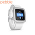 Pebble Time Smartwatch for iOS and Android Devices - White 1