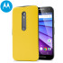 Official Motorola Moto G 3rd Gen Shell Replacement Back Cover - Yellow 1