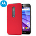 Official Motorola Moto G 3rd Gen Shell Replacement Back Cover - Cherry 1