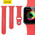 Olixar 3-in-1 Silicone Sports Apple Watch 2 / 1 Strap 38mm - Light Red 1