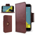 Encase Leather-Style Vodafone Smart Ultra 6 Wallet Case - Bruin  1