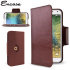 Encase Rotating Leather-Style Samsung Galaxy E7 Plånboksfodral - Brun 1