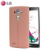 LG G4 Pink Leather Replacement Back Cover 1