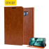 Olixar Leather-Style Samsung Galaxy Note 5 Wallet Case - Brown 1
