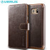 Verus Dandy Leather-Style Samsung Galaxy Note 5 Wallet Case - Brown 1