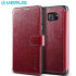 Verus Dandy Leather-Style Samsung Galaxy Note 5 Wallet Case - Wine 1