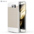 Obliq Slim Meta Samsung Galaxy S6 Edge Plus Case Hülle in Weiß/Gold 1