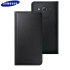 Official Samsung Galaxy J5 2015 Flip Wallet Cover - Black 1