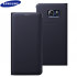 Official Samsung Galaxy S6 Edge Plus Flip Wallet Cover - Blue / Black 1
