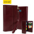 Olixar Leather-Style Microsoft Lumia 640 Clutch Purse Case - Polka Red 1