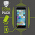 Olixar Total Protection iPhone 6 Plus Skal & Skärmkydd-Pack 1