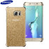 Funda Samsung Galaxy S6 Edge+ Oficial Glitter Cover - Dorada 1