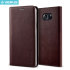 Verus Samsung Galaxy Note 5 Genuine Leather Wallet Case - Wine 1