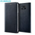 Verus Samsung Galaxy S6 Edge Plus Genuine Leather Wallet Case - Navy 1