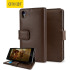 Olixar Sony Xperia Z5 Genuine Leather Wallet Case - Brown 1