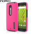  Incipio DualPro Motorola Moto X Play Case - Roze/ Grijs 1
