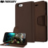 Mercury Sonata Diary iPhone 6S / 6 Premium Wallet Case - Brown 1