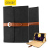 Housse imitation cuir iPad Mini 4 Olixar Vintage – Noire 1