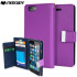Mercury Rich Diary iPhone 6S / 6 Premium Wallet Case - Paars 1