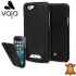 Vaja Ivo Top iPhone 6S / 6 Premium Leather Flip Case - Black / Rosso 1