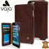 Vaja Wallet Agenda iPhone 6/6S Plus Premium Leather Case - Brown 1