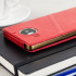 Mozo Microsoft Lumia 950 XL Genuine Leather Flip Cover - Red 1