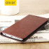 Olixar Leather-Style LG V10 Wallet Stand Case - Brown 1