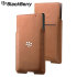 Official Blackberry Priv Leather Pocket Case Cover - Brown 1