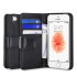 Olixar iPhone 5S / 5 Ledertasche Wallet in Schwarz 1