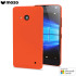 Mozo Microsoft Lumia 550 Back Cover Case - Orange 1