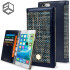 Housse iPhone 6S Plus / 6 Plus SLG Cuir Véritable Tissu - Bleu Marine 1