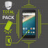 Olixar Total Protection Nexus 5X Case Hülle Displayschutzpack 1