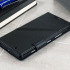 Mozo Microsoft Lumia 950 Genuine Leather Wallet Flip Cover - Black 1