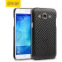 Olixar Carbon Fibre Print Samsung Galaxy J5 2015 Case - Black 1