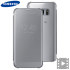 Original Samsung Galaxy S7 Clear View Cover Tasche in Silber 1