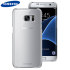 Funda Official Samsung Galaxy S7 Edge Clear Cover - Plata 1