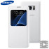 Funda oficial Samsung Galaxy S7 Edge S-View Cover - Blanca 1