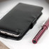 Olixar Genuine Leather Samsung Galaxy S7 Edge Suojakotelo - Musta 1